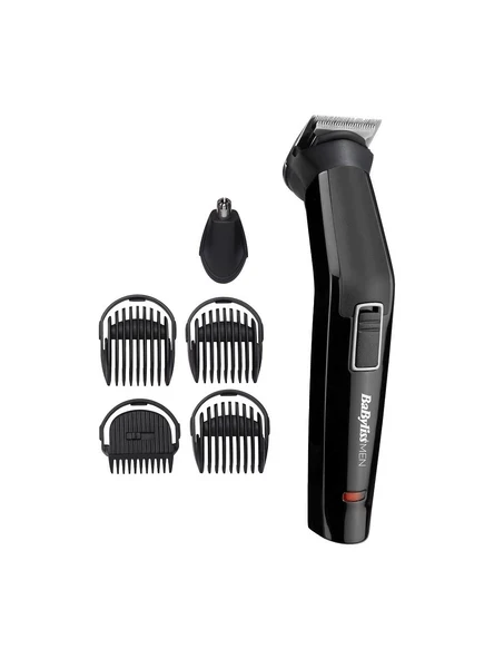 Babyliss Yüz & Vücut Bakım Kiti Multi, 6 Başlık, Paslanmaz Çelik Bıçaklar, Kablosuz Kullanım, Yıkanabilir Başlıklar, MT725E ürün görseli 1