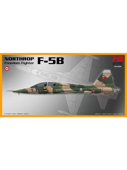 Pm Model Northrop F-5 B Freedom Fighter Eğitim Uçağı PM Model Demonte Plastik Uçak Maket Kiti ürün görseli 1