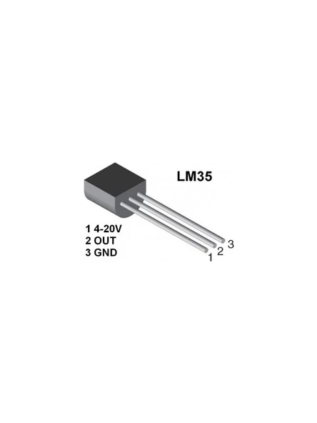 Arduino Sıcaklık Sensörü (LM35) - Resim 2