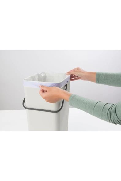 Brabantia SORT&GO LIGHT GREY ÇÖP KOVASI 16L - Resim 3