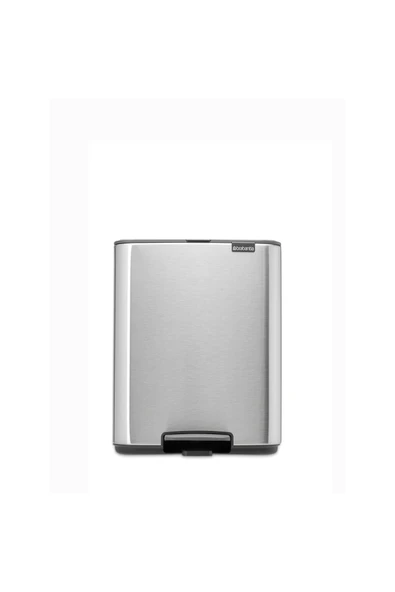 Brabantia BO MATT STEEL FPP PEDALLI ÇÖP KUTUSU 12L ürün görseli 1