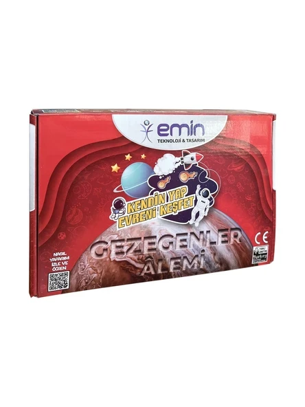 Gezegenler Alemi Boyanabilir, Ayaklı Güneş Ve Gezegen Sistemi, 3 Boyutlu Planetarium, Güneş Sistemi Modeli ürün görseli 1