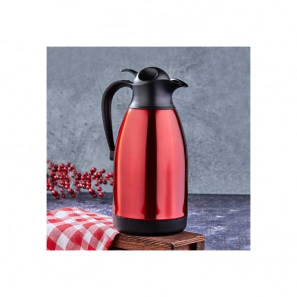 CVS DN-3511 2 Litre Çelik Termos Kırmızı ürün görseli 1