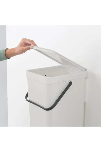 Brabantia SORT&GO LIGHT GREY ÇÖP KOVASI 16L - Resim 5