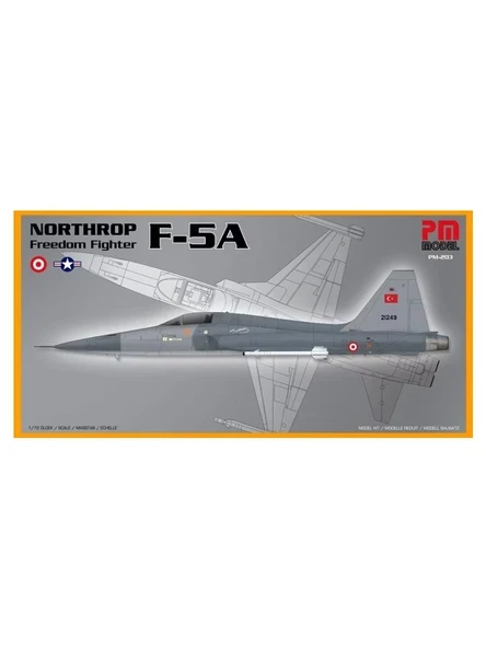 Northrop F-5 A Freedom Fighter Pm Model Demonte Plastik Uçak Maket Kiti ürün görseli 1