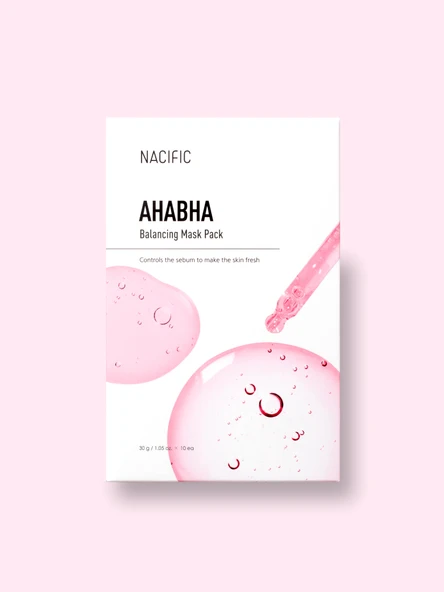NACIFIC AHA BHA Balancing Mask | Gözenek Arındırıcı & Dengeleyici Yüz Maskesi ürün görseli 1