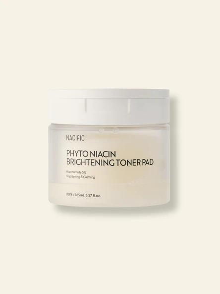 NACIFIC Phyto Niacin Brightening Toner Pad 160 ml | Niacinamide İçeren Aydınlatıcı Tonik Pedleri | Ton Eşitleme & Nem ürün görseli 1
