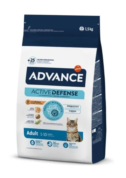 Advance Active Defence Tavuklu Yetişkin Kedi Maması 1.5 Kg ürün görseli 1