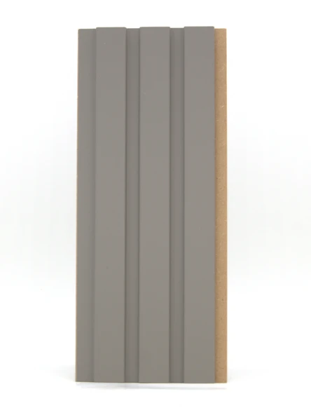 RMZ Door Vesta 8 mm 12,5x280 cm İpeksi Doku Soft Açık Gri MDF Duvar Paneli ürün görseli 1