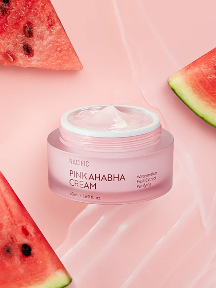 NACIFIC Pink AHA BHA Cream 50ml - Resim 3