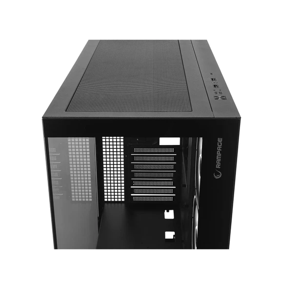 Rampage Hydra V1 Black Type-C Argb Fan + Hub E-ATX Exclusive Gaming Kasa - Resim 6