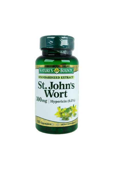 Nature's Bounty St. John's Wort 300 Mg 100 Kapsül ürün görseli 1