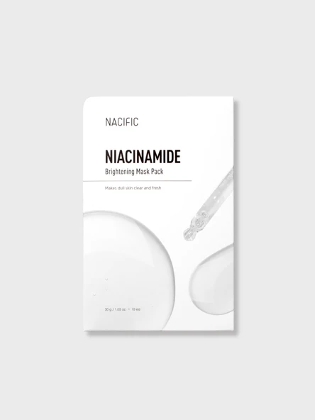 NACIFIC Niacinamide Brightening Mask | Aydınlatıcı & Ton Eşitleyici Yüz Maskesi | Niacinamide + Nem Bakımı ürün görseli 1