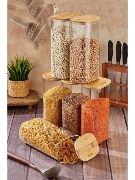 Cooker Borosilikat Cam Kavanoz 27 cm ürün görseli 1