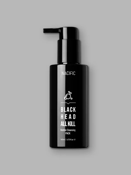 NACIFIC Blackhead All Kill Bubble Cleansing Pack 140ml ürün görseli 1