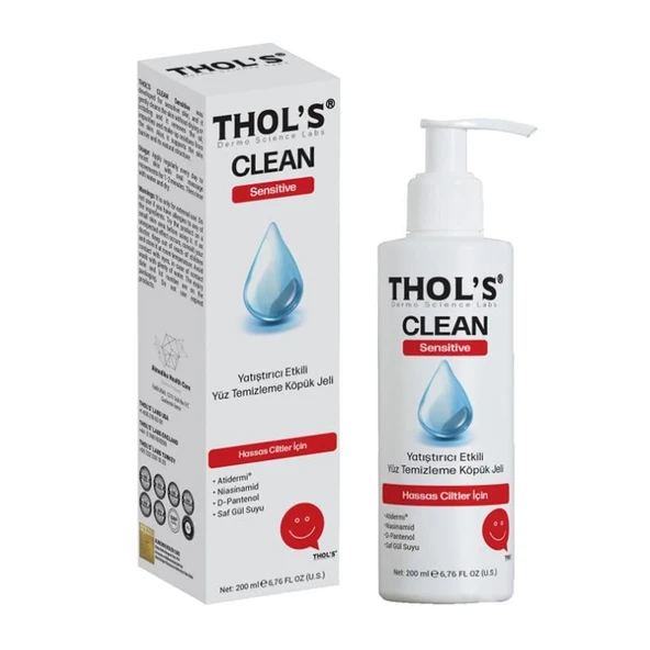 THOL'S CLEAN Sensitive (TB5) Yüz Temizleme Köpük Jeli - 200 ml Hassas Ciltler İçin Yatıştırıcı Etkili Yüz Temizleme Köpük Jeli ürün görseli 1