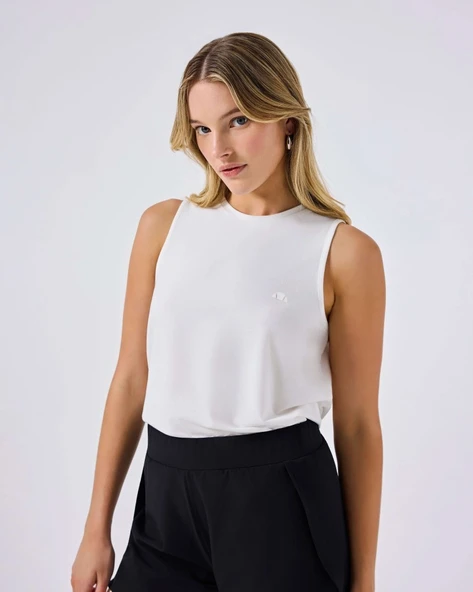 Ellesse 6SF5008-OF Kadın Atlet - Kırık Beyaz ürün görseli 1