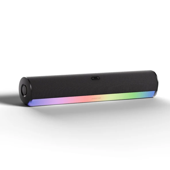 Polosmart FS120 Kablosuz Led Aydınlatmalı Dual Bağlantı Soundbar Siyah ürün görseli 1