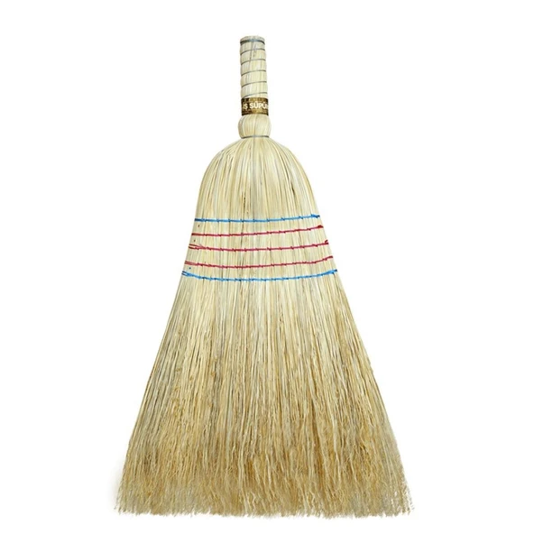Omeyva Küçük Boy Çavdar Çalı Çırpı Bahçe Süpürgesi - Eski Tip Ot Bahçe Süpürgesi - 25x45 Cm. ürün görseli 1