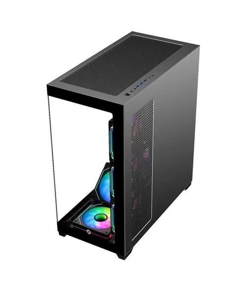 Frisby Domınator 650w 80+ 7x120mm Argb Fan Mid Tower Atx Siyah Akak0frı0051 - Resim 4