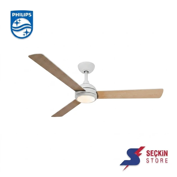 Philips Velyx Lambalı Tavan Vantilatörü 32 (Fan) + 24 (Işık) W Beyaz ürün görseli 1