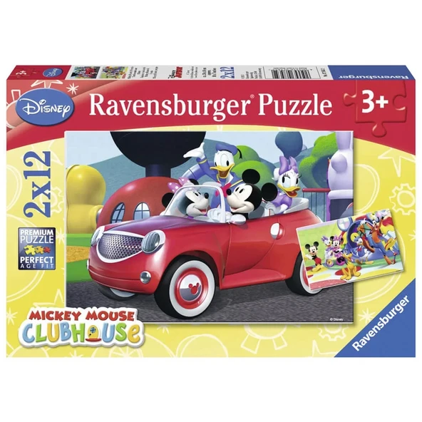 Ravensburger 2 x 12 Parça Puzzle Mickey Mouse ürün görseli 1