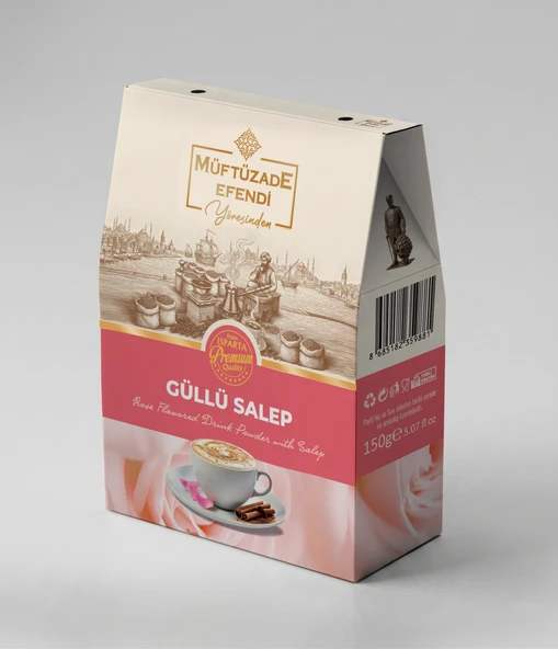 MÜFTÜZADE EFENDİ GÜLLÜ SALEP KUTU 150 G ürün görseli 1
