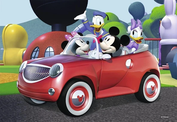 Ravensburger 2 x 12 Parça Puzzle Mickey Mouse - Resim 3