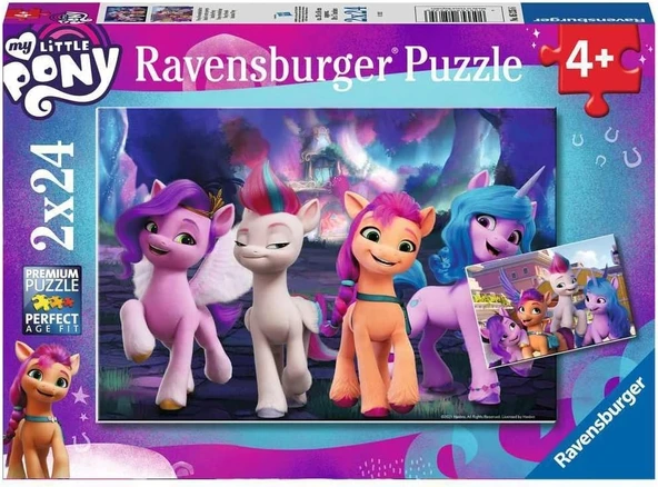 Ravensburger  2x24 Parça Puzzle -MY Little Pony Filmi ürün görseli 1