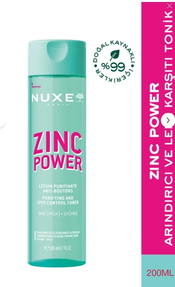 Nuxe Zinc Power Arındırıcı ve Leke Karşıtı Tonik 200 Ml ürün görseli 1