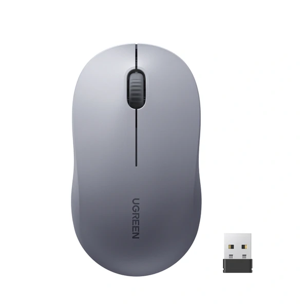 UGREEN 55146 M331 1600dpi 2.4GHz Çift Modlu Bluetooth Kablosuz Mouse Gri ürün görseli 1