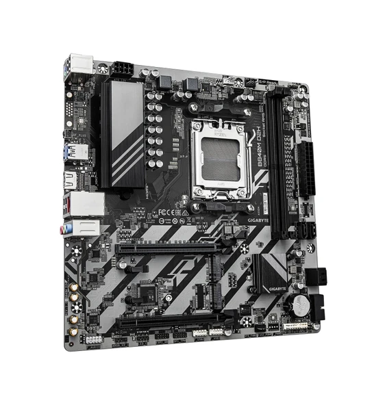 Gigabyte B840M D2H Soket Am5 Ddr5 7600mhz Oc Matx Gaming Aaaa11gıg0040 - Resim 3