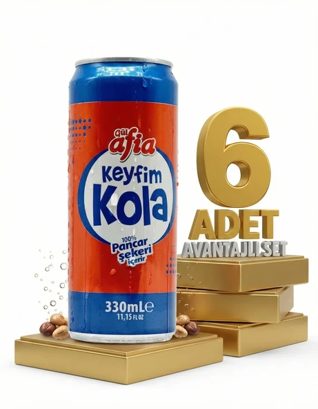 Afia Keyfim Kola 6x330 Ml - Resim 2