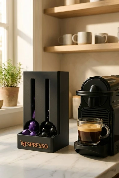 Nespresso Modern Kapsül Tutucu 2 Bölmeli - Resim 3