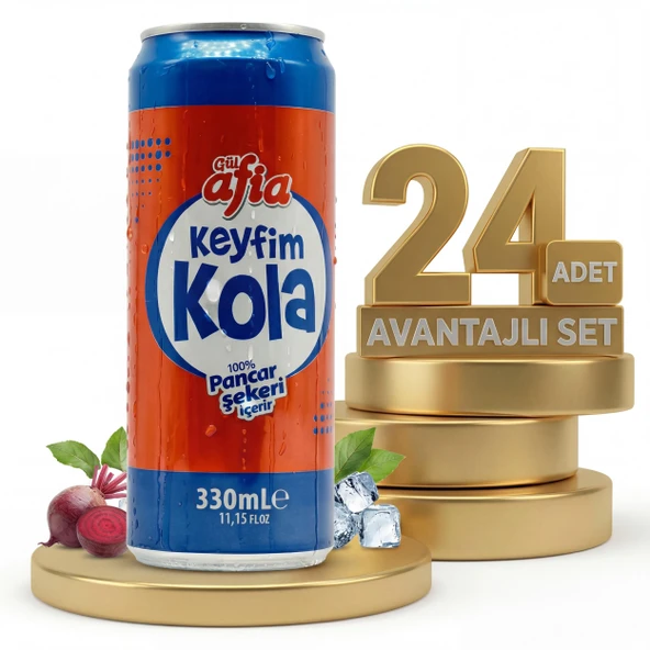 Afia Keyfim Kola 330 Ml 24lü ürün görseli 1