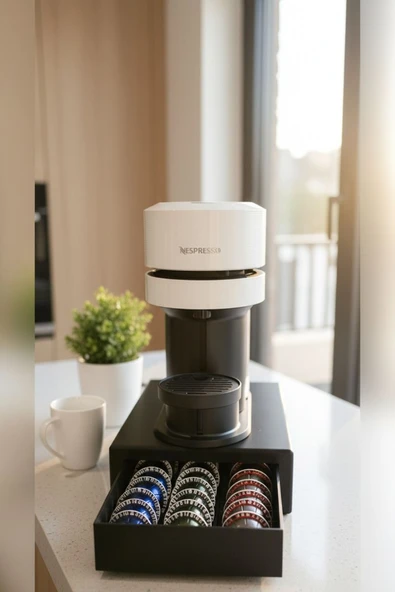 Nespresso Vertuo Kapsül Tutucu Çekmece Tasarımlı ürün görseli 1