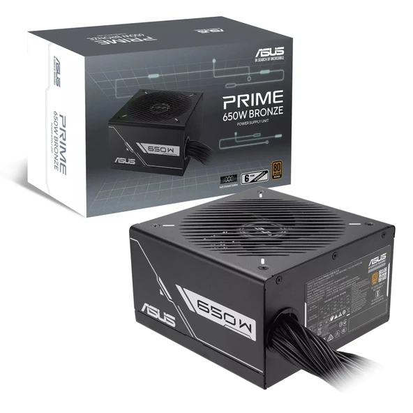 ASUS Prime 650B 650W 80+ Bronze Gaming Power Supply 90YE00Y1-B0NA00 ürün görseli 1
