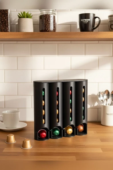 Nespresso Vertuo Uyumlu 4lü Kapsül Kahve Standı - Resim 4