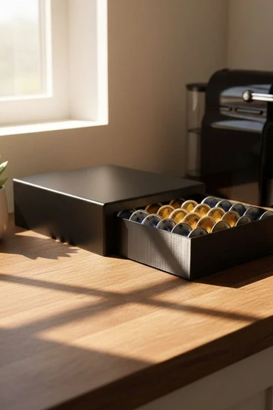 Nespresso Vertuo Kapsül Tutucu Çekmece Tasarımlı - Resim 3