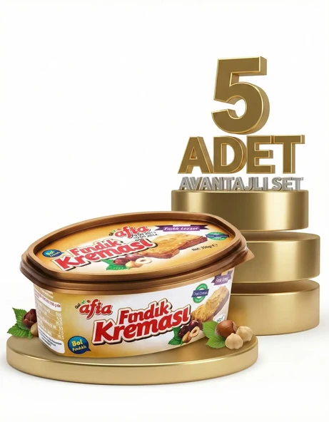 Afia Fındık Kreması 5x350 Gr - Resim 2