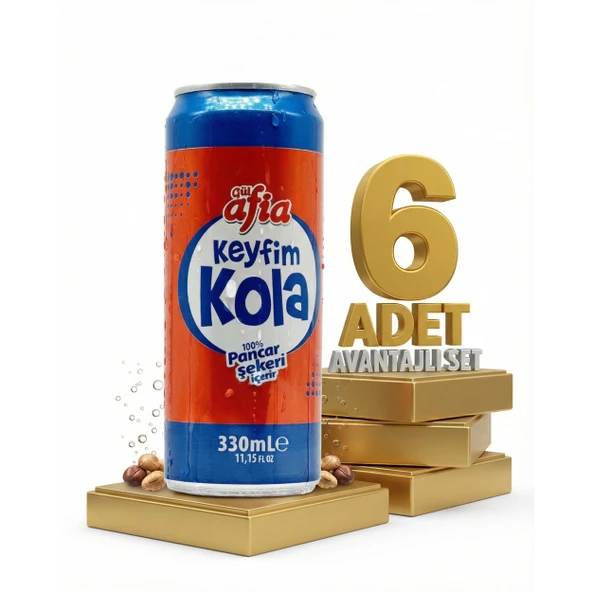 Afia Keyfim Kola 6x330 Ml ürün görseli 1