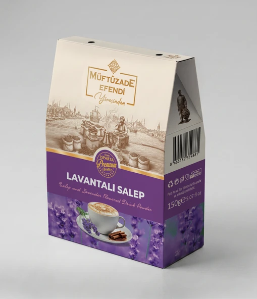 MÜFTÜZADE EFENDİ LAVANTALI SALEP KUTU 150 G ürün görseli 1