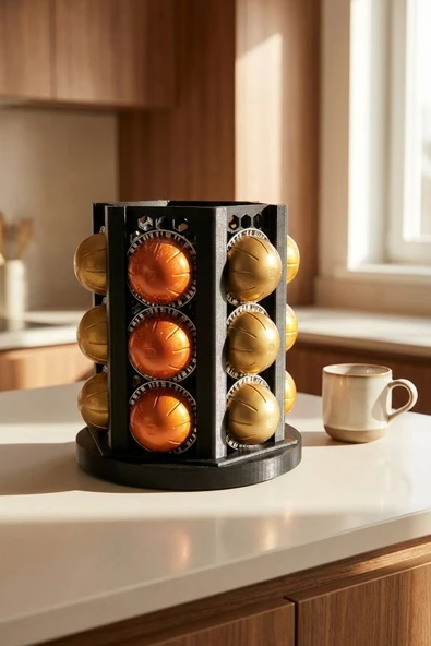 Nespresso Döner Tabanlı Vertuo Kapsül Kahve Standı - Resim 2