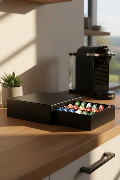 Nespresso Vertuo Kapsül Tutucu Çekmece Tasarımlı - Resim 4