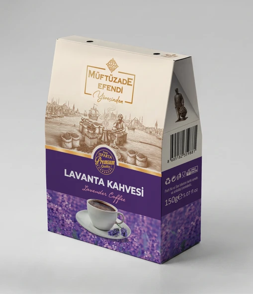 MÜFTÜZADE EFENDİ LAVANTA KAHVESİ KUTU 150 G ürün görseli 1