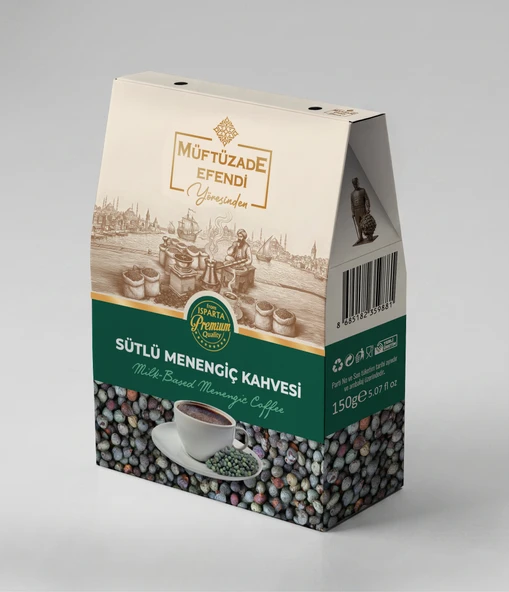MÜFTÜZADE EFENDİ SÜTLÜ MENENGİÇ KAHVESİ KUTU 150 G ürün görseli 1