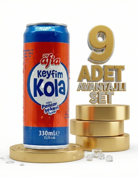 Afia Keyfim Kola 9x330 Ml ürün görseli 1