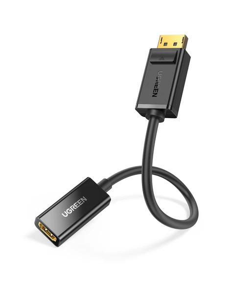UGREEN Display Port to HDMI 1080P Dönüştürücü Adaptör Siyah, 40362 ürün görseli 1