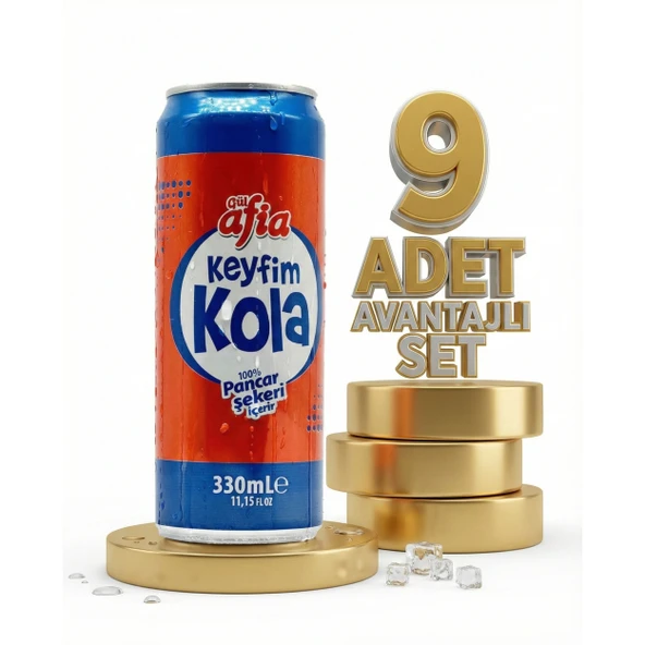 Afia Keyfim Kola 9x330 Ml - Resim 2
