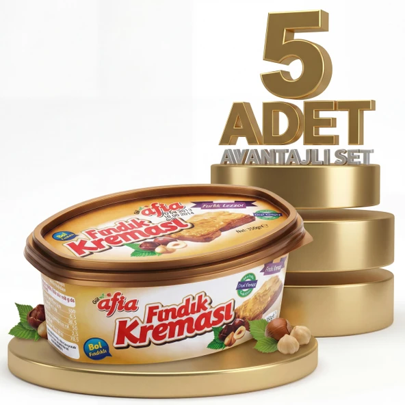 Afia Fındık Kreması 5x350 Gr ürün görseli 1